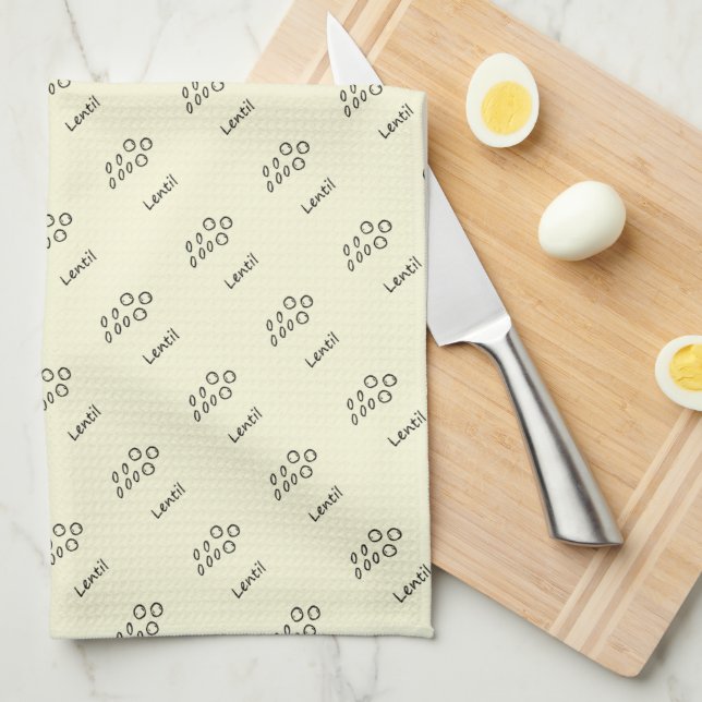 Linge De Cuisine Lentille (Quart Plié)