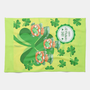 Linge De Cuisine Leprachauns en marche ! Jour de la St Patrick