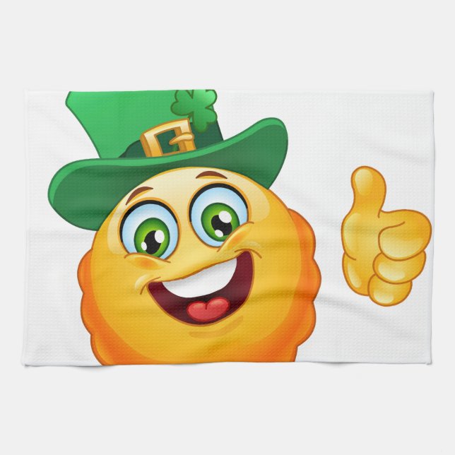 Linge De Cuisine leprechaun emoji (Horizontal)