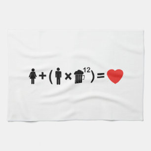 Linge De Cuisine L'équation de l'amour pour les hommes