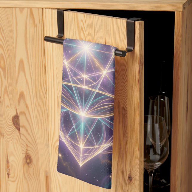 Linge De Cuisine Les 7 Chakras´11 (Pliage en tiers)
