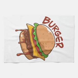 Linge De Cuisine Les amateurs de hamburgers