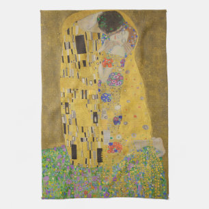 Linge De Cuisine Les amoureux embrasser Embrace par Gustav Klimt