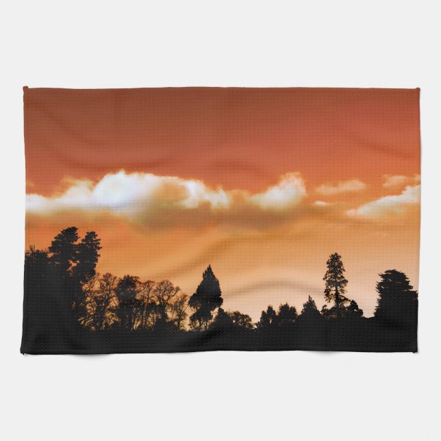 Linge De Cuisine Les arbres du soleil (Horizontal)