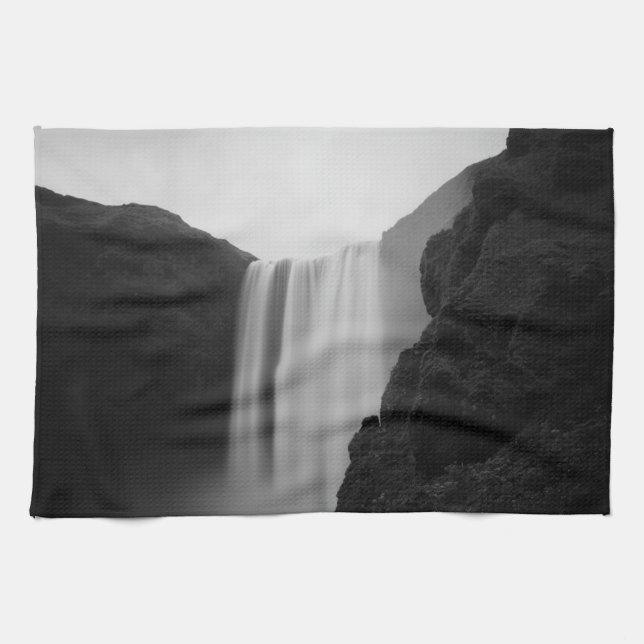 Linge De Cuisine Les cascades | Skogafoss Cascade, Islande (Horizontal)