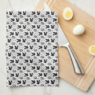 Linge De Cuisine Les colombes Art Déco