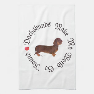 Linge De Cuisine Les Dachshunds Font Mon Monde
