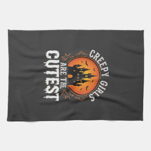 Linge De Cuisine Les Filles Flippantes Sont Le Design Halloween Got