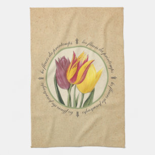Linge De Cuisine Les Fleurs du Printemps Tulips