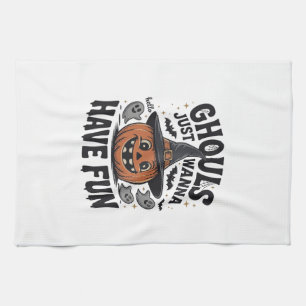 Linge De Cuisine Les goules veulent juste s'amuser Halloween Citrou