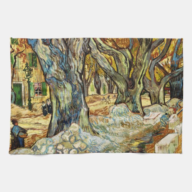 Linge De Cuisine Les Grands Platanes Par Vincent Van Gogh (Horizontal)