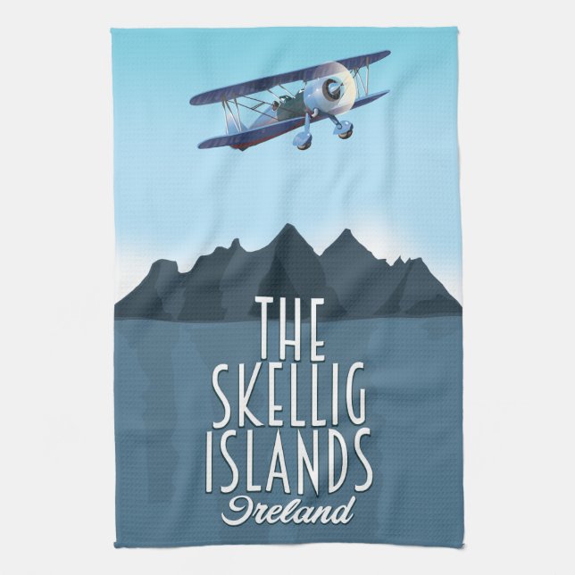 Linge De Cuisine Les îles Skellig (Vertical)