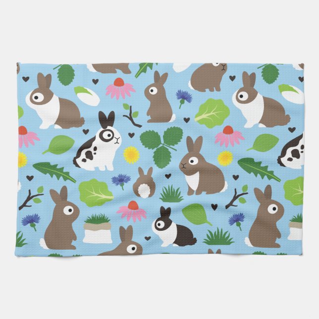 Linge De Cuisine Les lapins Et Leurs Traitements (Horizontal)