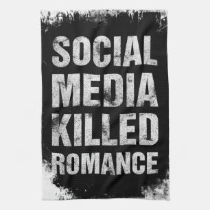 Linge De Cuisine Les médias sociaux ont tué la romance