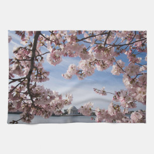 Linge De Cuisine Les monuments Jefferson Memorial Cherry Blossoms