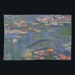 Linge De Cuisine Les nénuphars de Claude Monet<br><div class="desc">Cette peinture est une par série de peintures à l'huile par Claude Monet impressionniste français (1840-1926) dépeignant le jardin d'agrément de Monet chez Giverny et était le centre principal de la production artistique de Monet pendant les trente dernières années de sa vie.</div>