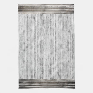 Linge De Cuisine Les nuances de marbre gris et de Motif en bande