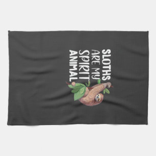 Linge De Cuisine Les paresseux sont mon animal spirituel paresseux