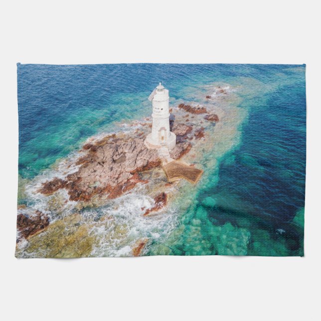 Linge De Cuisine Les phares | Phare de Mangiabarche Italie (Horizontal)