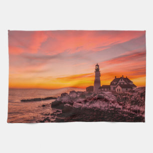 Linge De Cuisine Les phares Portland Head Cape Elizabeth Maine