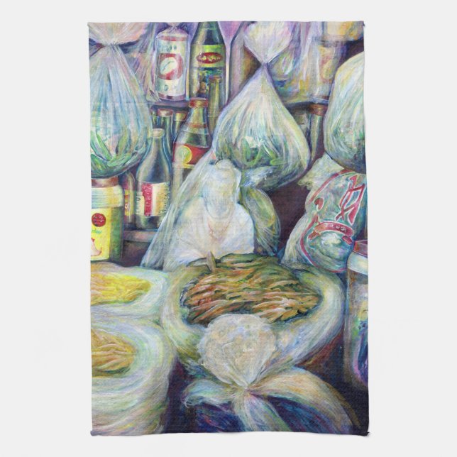 Linge De Cuisine Les saveurs séchées au soleil de Singapour (Vertical)