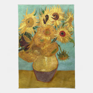 Linge De Cuisine Les tournesols dans le Vase Van Gogh Art