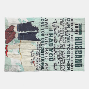 Linge De Cuisine Lettre mignonne au mari Cadeau Design Cool