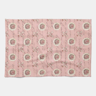 Linge De Cuisine Lettres d'antiquités Roses vintages