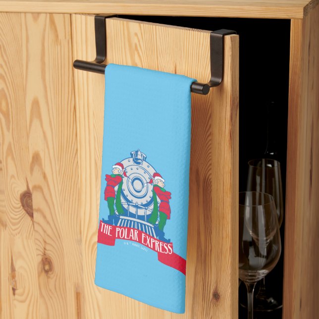 Linge De Cuisine L'Express polaire | Elfes debout En Train (Pliage en tiers)