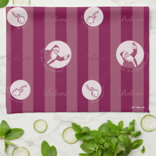 Linge De Cuisine L'Express polaire   Motif du Père Noël rayé