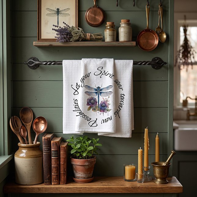 Linge De Cuisine Libellule - esprit de nouvelles possibilités (Créateur téléchargé)