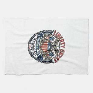Linge De Cuisine Liberty Crest Patriotique Patriotique Héraldique B