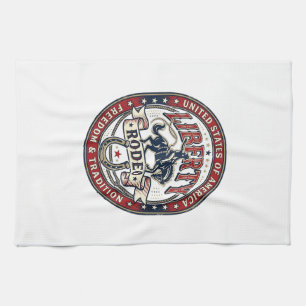 Linge De Cuisine Liberty Rodeo Patriotique Patriotique Rodeo Wester