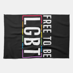 Linge De Cuisine Libre d'être LGBT Bisexual Lesbian Gay pride