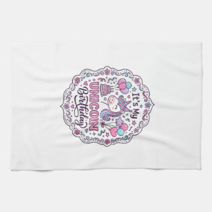 Linge De Cuisine Licorne C'est Mon Anniversaire De Licorne T Shirt