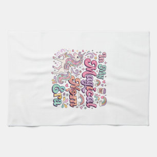 Linge De Cuisine Licorne Dans Mon Ère De Maman Magique Kawaii POD A