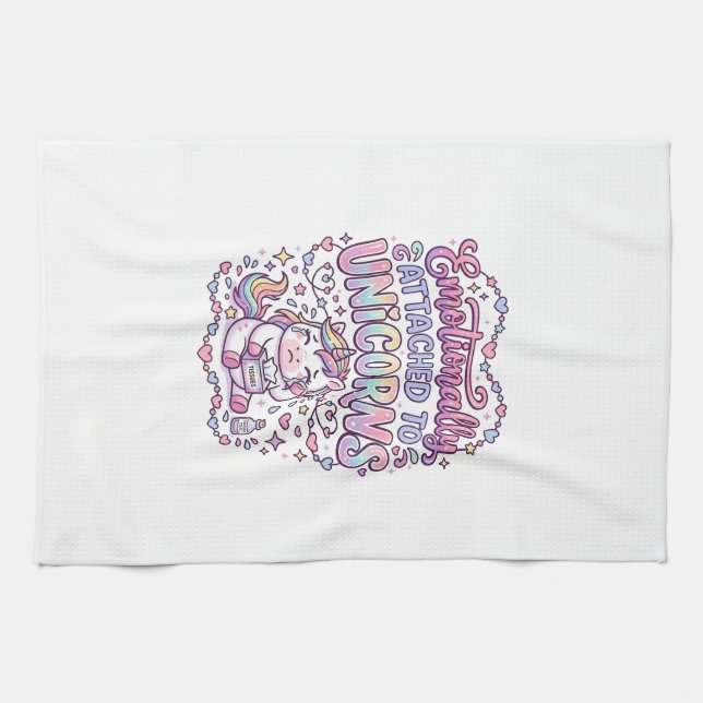 Linge De Cuisine Licorne émotionnellement attachée aux originaux de (Horizontal)