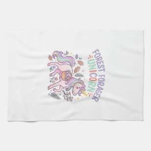 Linge De Cuisine Licorne Forest Forager Licorne Conception Graphiqu