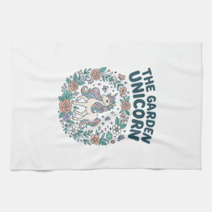 Linge De Cuisine Licorne Le Jardin Licorne T-Shirt Design Tendance_