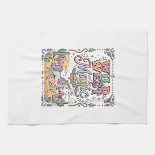Linge De Cuisine Licorne Magie Far West Original