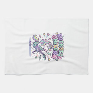 Linge De Cuisine Licorne Rockstar Licorne Charmant Vêtements Graphi