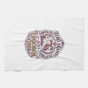 Linge De Cuisine Licorne Zéro Drame Juste Licorne Vibes Élégant Bla