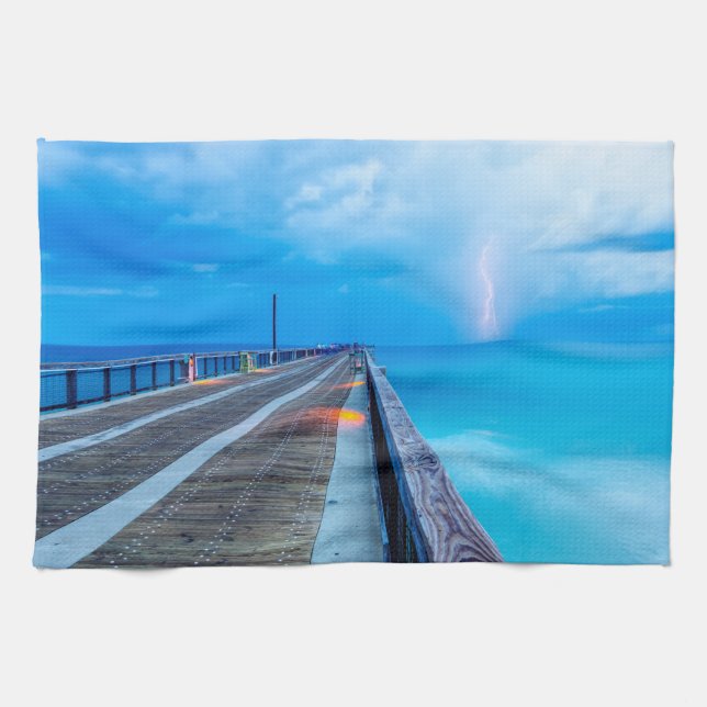 Linge De Cuisine Ligne de Navarre Beach (Horizontal)