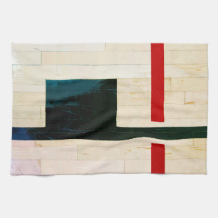 Linge De Cuisine Lignes et marques de plancher en bois rustique