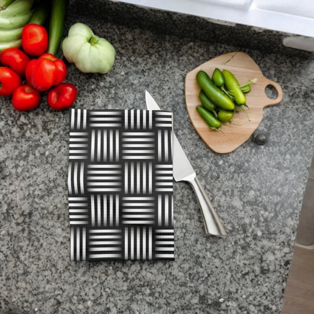 Linge De Cuisine Lignes intersectées (Kitchen Towel)