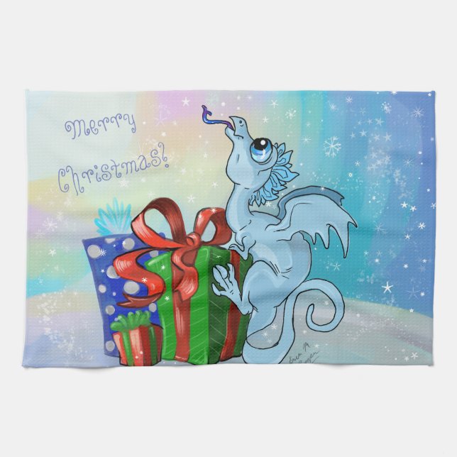 Linge De Cuisine lil' Dragon Snowflake (Horizontal)