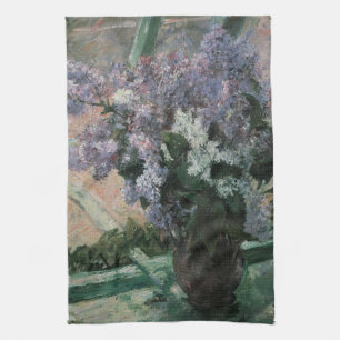 Linge De Cuisine Lilacs dans une fenêtre par Mary Cassatt, Art Vint