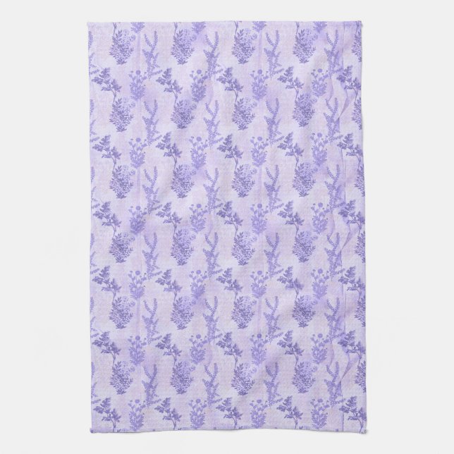 Linge De Cuisine Lilas assez pourpres (Vertical)