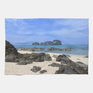 Linge De Cuisine L'île tropicale