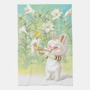 Linge De Cuisine Lily florissante